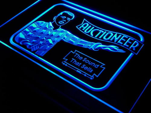 Auctioneer The Sound That Sells Neon Light Sign